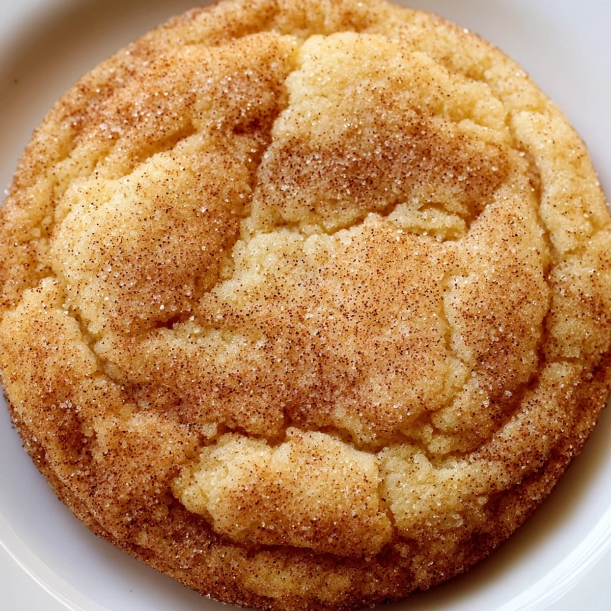 Freshly baked Chewy Cinnamon Sugar Cookies with a sparkling sugar coating and a warm cup of coffee.