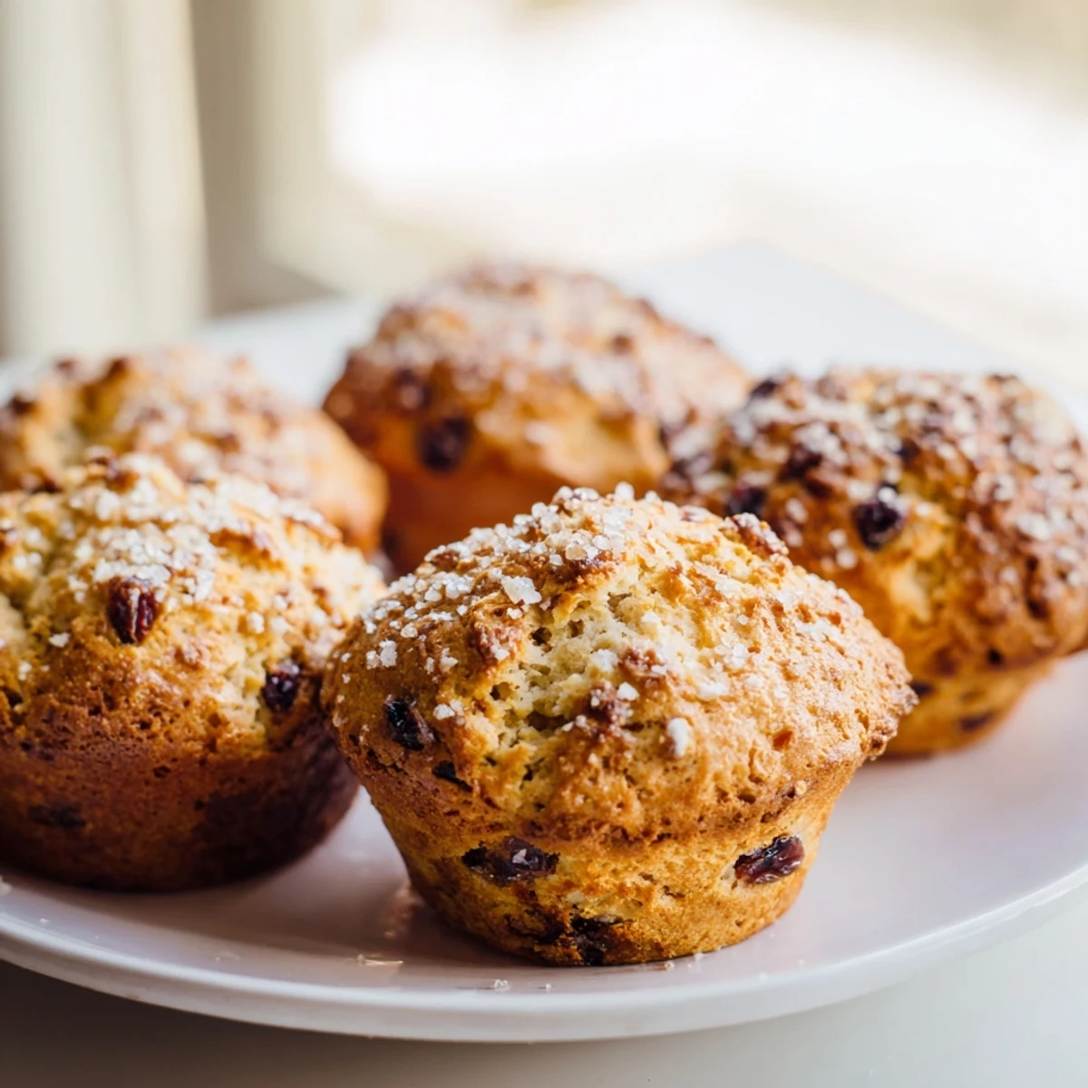 Irish Soda Bread Muffins with currants cooling on a wire rack, showcasing their tender crumb and rustic texture.  