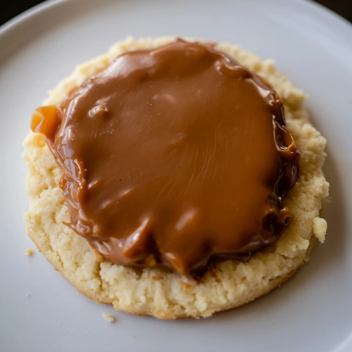 Twix Cookies arranged on a wire rack, showing golden shortbread with caramel and chocolate layers ready to serve.