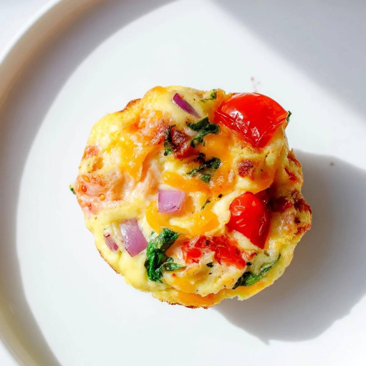 Freshly baked Best Frittata Egg Muffins garnished with fresh herbs, showing a fluffy texture ideal for meal prep in a U.S. kitchen.
