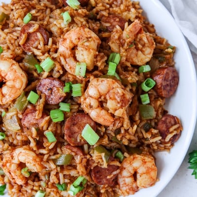 Shrimp and Sausage Dirty Rice