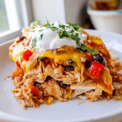 Chicken Burrito Casserole